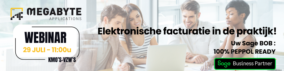 MBA - Webinar 29 juli sage bob en peppol - e-invoicing KMO & VZW