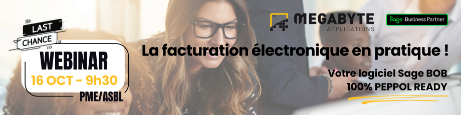PEPPOL PME ASBL Sage BOB - webinar pratique - megabyte applications
